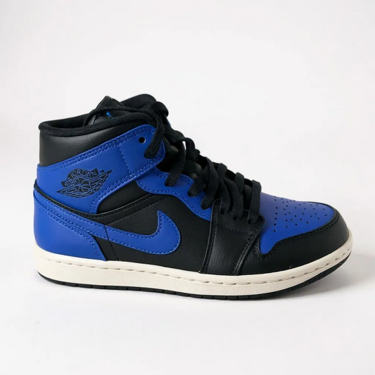 Air Jordan 1 Mid "Black Hyper Royal"