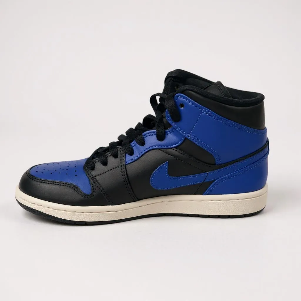Air Jordan 1 Mid "Black Hyper Royal"