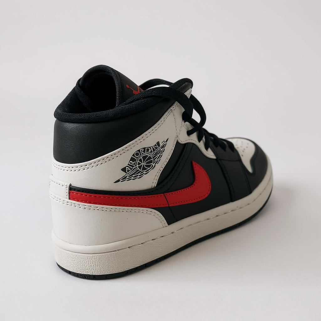 Air Jordan 1 Mid "Black Chile Red White"